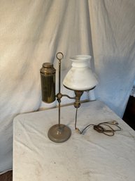 Electrified Brass Student Lamp