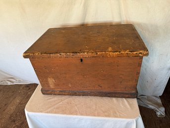 Antique Pine Dovetailed Box