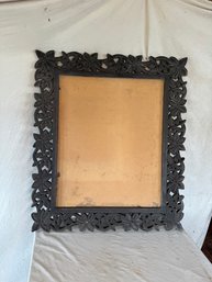 Large Frame With Floral Cutout