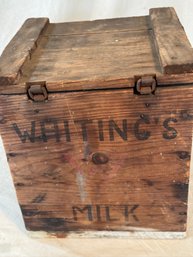 Antique Whiting Milk Box