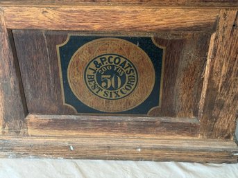Antique Coats Spool Cabinet