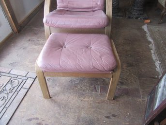 Vintage Ply Designs Chair And Ottoman
