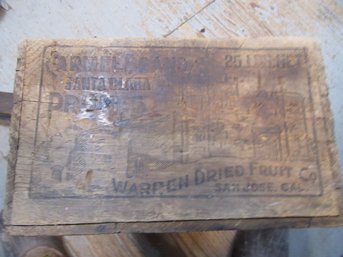 Old Wooden Prune Box