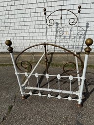 Fancy Antique Brass And Iron Bed
