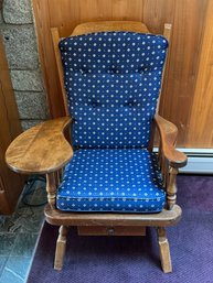 Vintage Wooden Writing Chair