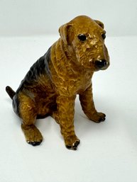 Vintage Chalkware Statue Of A Dog