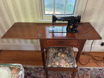 Antique Singer Sewing Machine Table