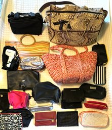 Collection Of Totes And Travel Bags Including Armani, Ermenegildo Zegna And More