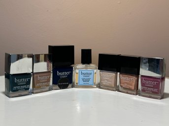 Collection Of Butter Of London Nail Lacquers - Gently Used