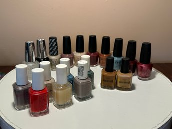 Collection Of Nail Lacquer Including OPI, Essie And Mented Gently Used