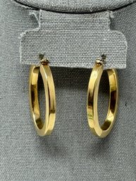 14k Italian Hoop Earrings (8.70g)