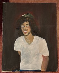 Oil On Canvas - Jeff Ball With Wig - John McCormack Listed CT Artist