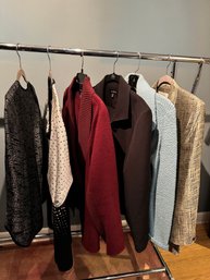 Collection Of Women's Blazer And Sweaters Including St. John, Joyce Douglas And More