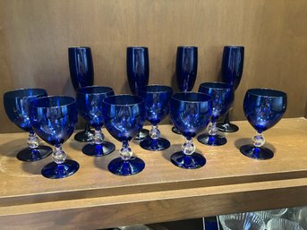 Collection Of Cobalt Glassware