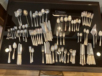 HUGE Lot Of Various Brand Silverware Including Silver-plate