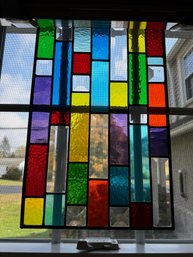 Stunning Stained Glass Window Panel