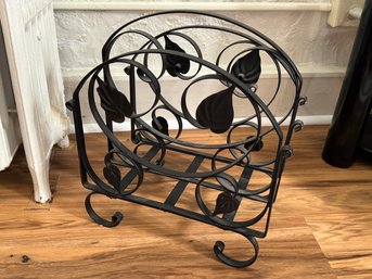 Vintage Metal Magazine Rack