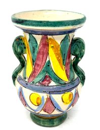 Hand Painted Italian Vessel