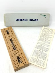 Vintage Cribbage Board