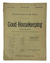 Good Housekeeping Magazine 1887