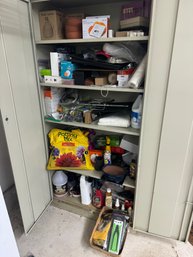 Contents Of Garage Cabinet