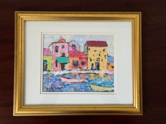 Original Signed Oil Painting By Yurovsky, Italy 2000