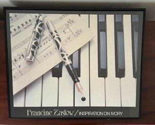 Framed Inspiration On Ivory Poster By Francine Zaslow