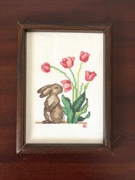 Petite Signed Cross-stitch