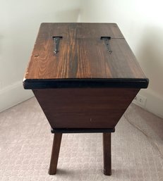 Vintage Dough Box Side Table