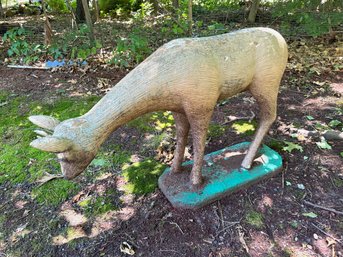 Large Ornamental Deer Statue