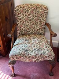 Vintage Upholstered Arm Chair