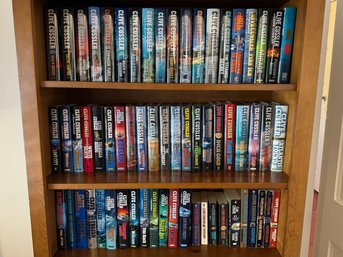 Large Collection Of Clive Cussler Hardcover Novels Including Many Signed First Editions!