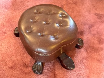 Vintage Turtle Footstool