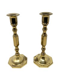 Pair Of Baldwin Brass Candlesticks