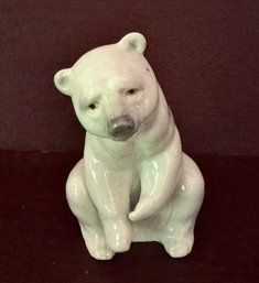 Lladro Resting Polar Bear Figurine