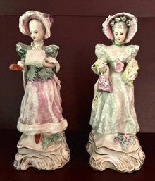 Pair Of Porcelain Figures