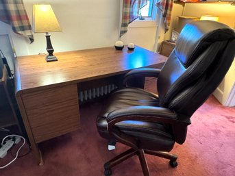 Vintage Desk And Lazy Boy Office Chair