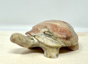 Artist Initialed Stone Zuni Turtle Fetish (AA)