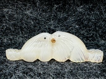 Artist Marked Double Beavers Fetish In Pearly White Stone (BJ)