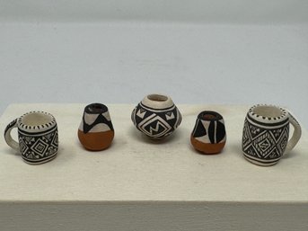 Group Of Acoma Pottery Miniatures (EK)