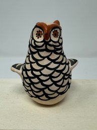 Acoma Pueblo Owl Figure Signed J. Louis