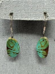 Turquoise Stone Earrings (J29)