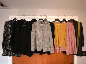 Collection Of Women's St. John Sweaters Size Medium - SEE PHOTOS