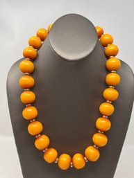 Beaded Bakelite Necklace 162g (J26)