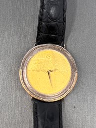 Vintage Pedra Sterling And 18k Watch - Untested (J36)