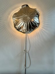 Large Scale Water Lily Wall Sconce By Global Views