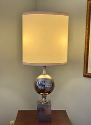 Nickel Finished Table Lamp By Global Views