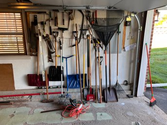 Large Yard Tool Collection