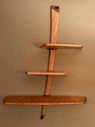 Weitzman Furniture - Birdseye Maple With Cherry Detail Shelf