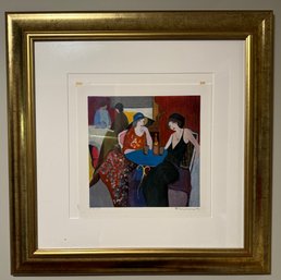 Itzchak Tarkay 'Perrys Cafe' Pencil Signed And Numbered Serigraph